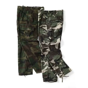 Retro American Military Sle Vintage Heavyweight Canvas Workwear Paratrooper Pants Loose Straight Leg Camouflage Multi-ket - AliExpress Pants