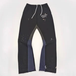 American High Street Casual Long Pants Splaed Ink Patchwork Micro Flared Youth Trendy Loose Fit mid Waist Straight Tube - AliExpress Pants