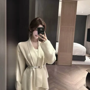 CCZEE Autumn Asymmetrical Knitted Jaet Women's Loose Open Cardigan mat Lazy Sle Row System Irregular Outerwear - AliExpress Sweaters&Jumpers