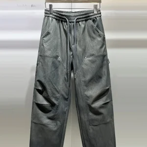 Trendy Loose Wide Leg Pants for Men Simple Design Casual Long Trousers Autumn New Arrival Comfortable Soft Polyester Fabric - AliExpress Pants