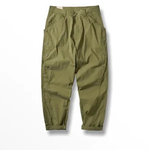 Mountain Speed Dry Pants Men's Thin Elastic Spring And Summer Loose Pants Ins Trend Breasted Casual Taper Pants - AliExpress Pants