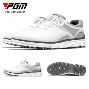 PGM Golf Shoes Men's Quick Lacing Casual Sneakers Super Waterproof Anti Slip Nails XZ279 - AliExpress Sneakers