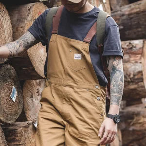 Maden Workwear Men's Loose Straight Leg Overalls Korean Sle Summer Casual Pants High Waist American Casual Pure Color - AliExpress Pants