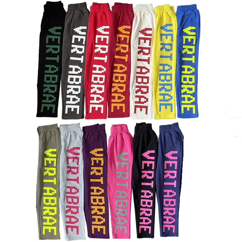 Cactus Ja 3D Letter Sweatpants Casual Spor Men's Women's Long Pants Collection Youthful Vitali Sle Summer 2023 - AliExpress Pants