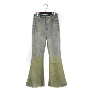 High Street Dark Style Fashion Bell Bottom Pants Men Women Casual Comfortable Vintage Jeans Male Trousers - AliExpress Pants