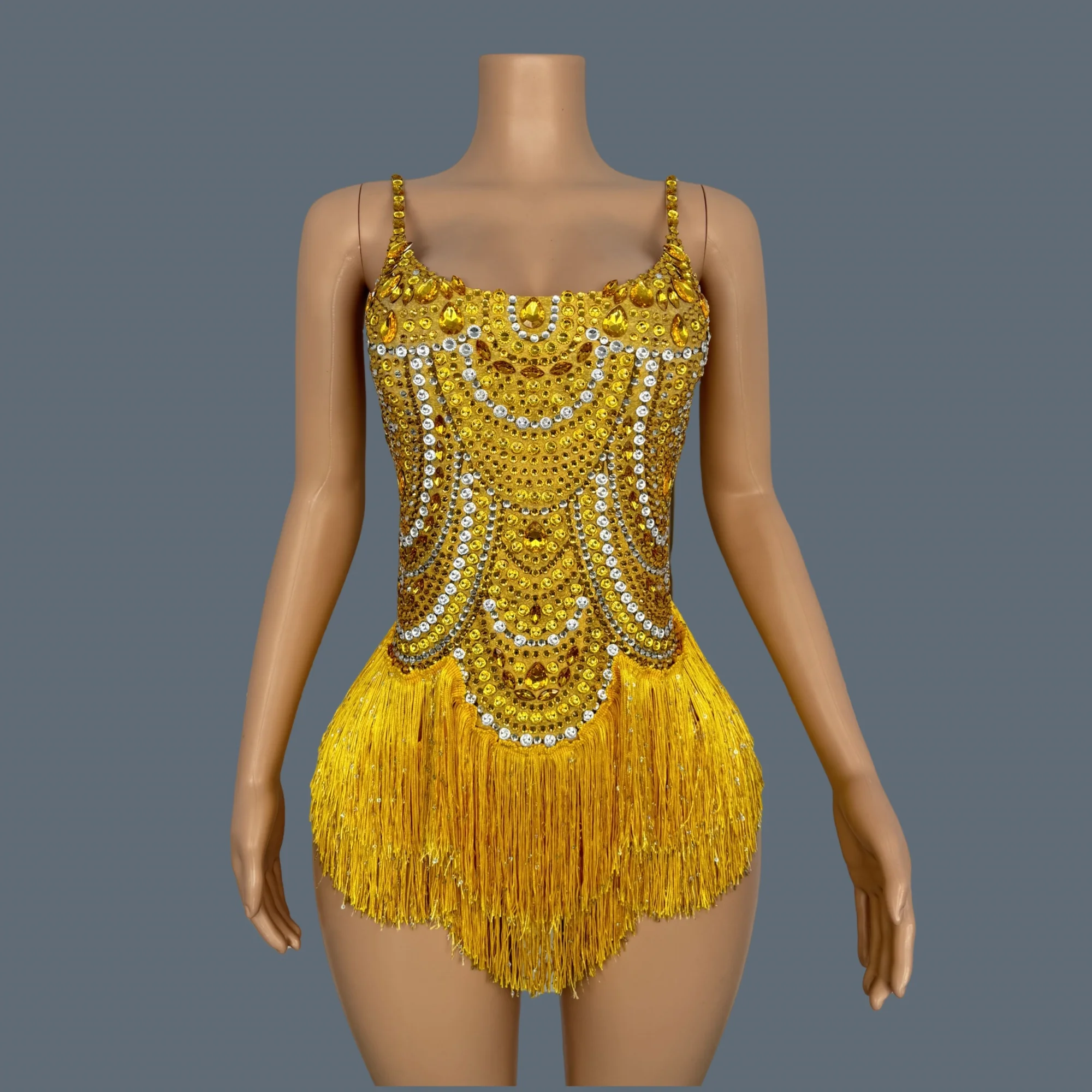 Sparkly Crystals Tassel Bodysuit Sexy Women Dance Show Costume Nightclub gig Carnival Party Singer Dancer Stage Leotard Jingling - AliExpress Jumpsuits&Rompers
