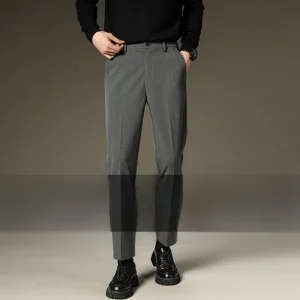 plus Size Men's Casual Pants Deep ey Busin Casual Sle Comfortable Fit Autumn Season Faion plus Size Men's Trousers - AliExpress Pants