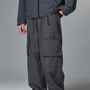 Glowing Box ® Outdoor Windproof Waterproof Work Trousers Knife  Reflective Waist Rope Casual Loose Fit Faion Brand - AliExpress Pants