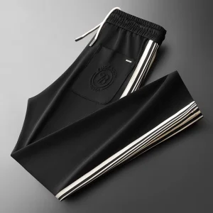 Ice Silk Smooth Lightweight Summer Spor Casual Pants for Men Slim Fit Qui Dry Trousers Faionable Urban Sle - AliExpress Pants