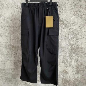 TOP-YAMAMOTO original wool wide-leg pants, drawstring cuffs, large flap pocket cargo pants, caprix pants for men - AliExpress Pants