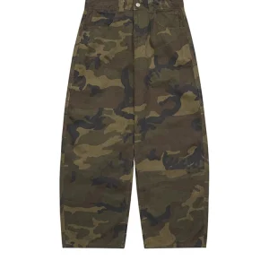 GPstudio Men's Retro Washed Camouflage Work Pants High Street Cool Loose Wide Leg Casual Trousers Fashionable Straight Leg - AliExpress Pants