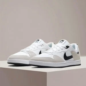 Nike SB Alleyoop Suede Low-Top Slip-Resistant Skate Shoes Unisex Black/White/Red CJ0882-100 - AliExpress Sneakers