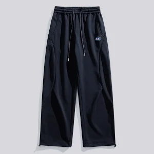 NANA Trendy Brand ey Straight Leg Casual Pants ex Loose Dstring Sports Long Trousers Comfortable Loose Fit - AliExpress Pants