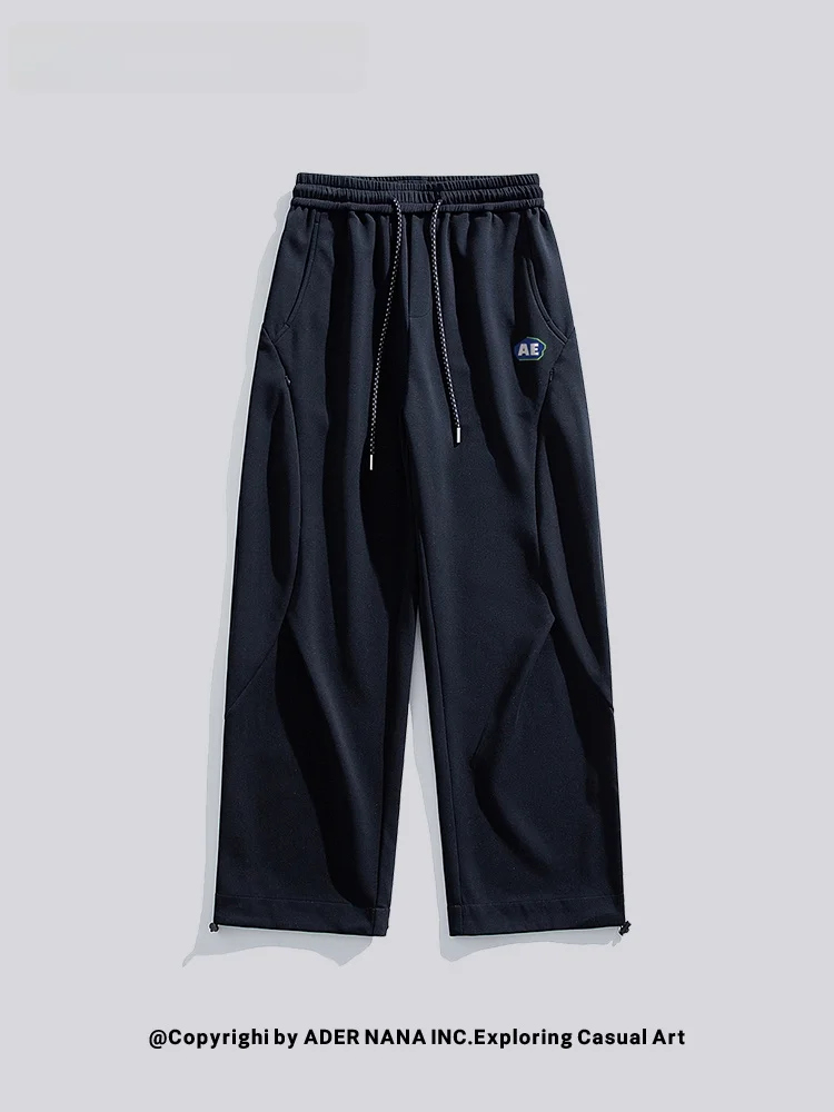 NANA Trendy Brand ey Straight Leg Casual Pants ex Loose Dstring Sports Long Trousers Comfortable Loose Fit - AliExpress Pants