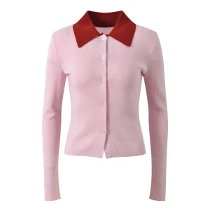 Early Autumn 2025 Pink Color Blo Slim Fit Long Sve Ne Knitted Open Cardigan Women's Faion Commute Sle Top - AliExpress Sweaters&Jumpers