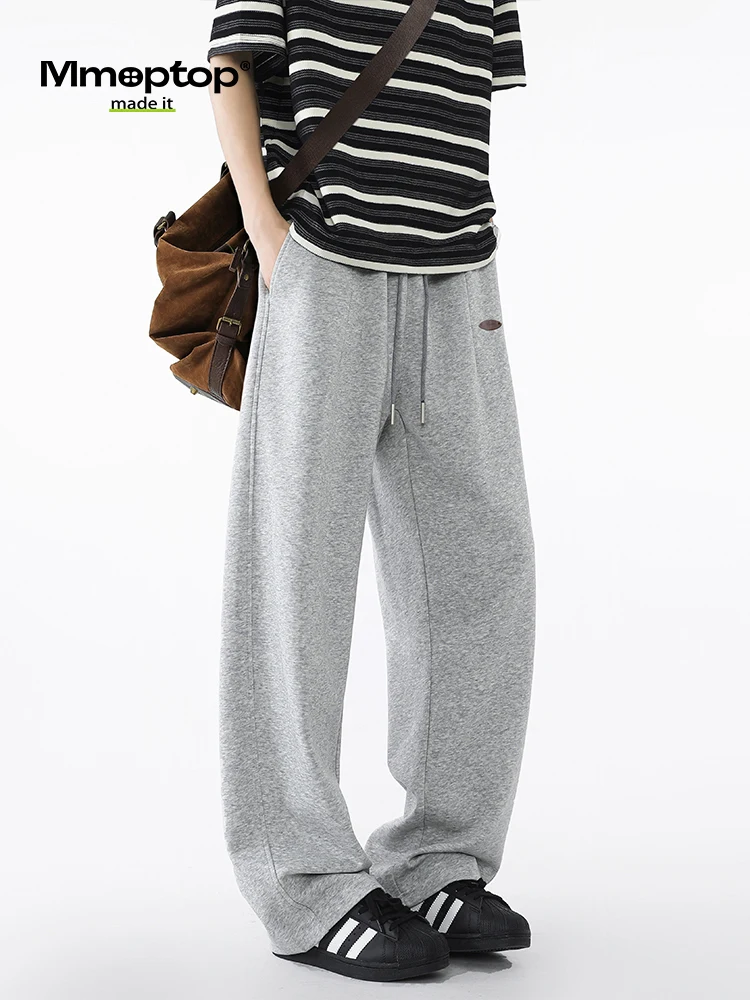 MMOPTOP American Retro Casual Pants Men Summer Trendy Loose Breathable Sports Straight Leg Long Trousers Youth Active Sle - AliExpress Pants