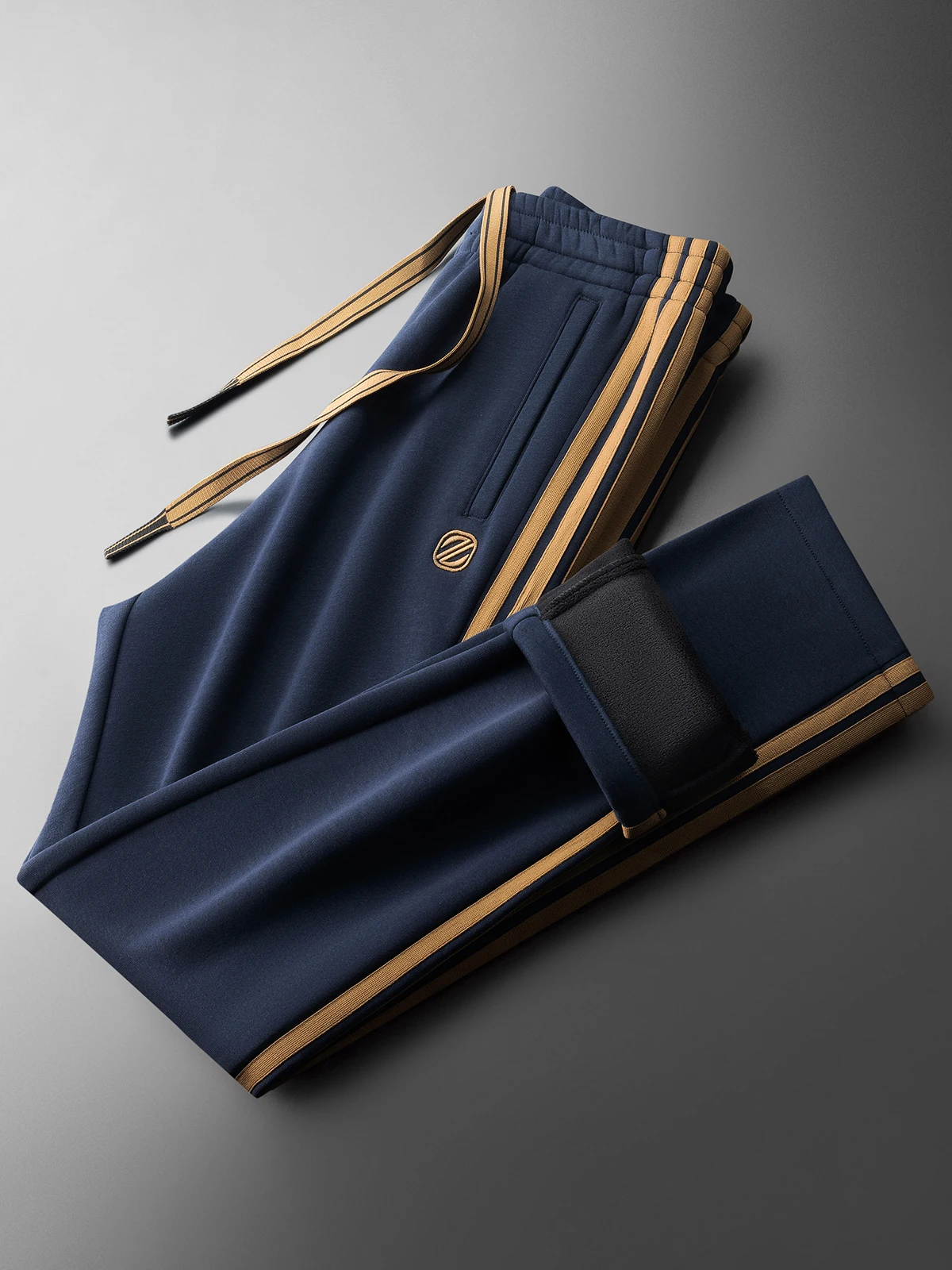 Winter Faionable Spor Men's Casual Pants with Air Layer Fce Straight Leg Belted Trousers Luxury Tee Bars Contrast Color - AliExpress Pants