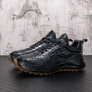 Retro Fashion Outdoors Mens Sportswear Breathable Genuine Leather Running Shoes Thick Platform Lace Up Jogging Sneakers Training - AliExpress Sneakers