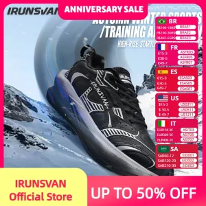 IRUNSVAN Winter Marathon Running Shoes for Men Carbon Plate Training Shoes Leather Warm Durable Jogging Women Sneakers 25168 - AliExpress Sneakers