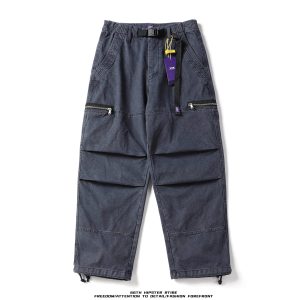 Men's Casual Canvas Work Trousers Autumn Winter Thiened Heavy Zipper ket Leisure Long Pants Straight Leg mid Waist - AliExpress Pants