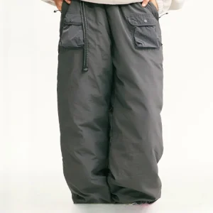 Wassupwake Men's Outdoor Ski down Jaet Pants Thiened Windproof Youth Sle Long Trousers Breathable Fce Lined Workwear - AliExpress Pants