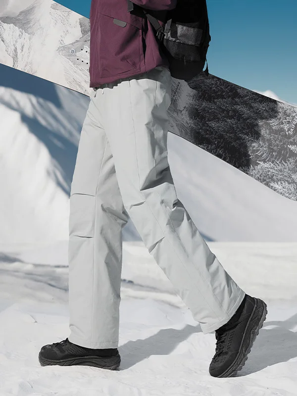 Men's Outdoor Casual Du down Pants Windproof Waterproof Warm Straight Leg Long Trousers Faionable Urban Sle Youthful - AliExpress Pants