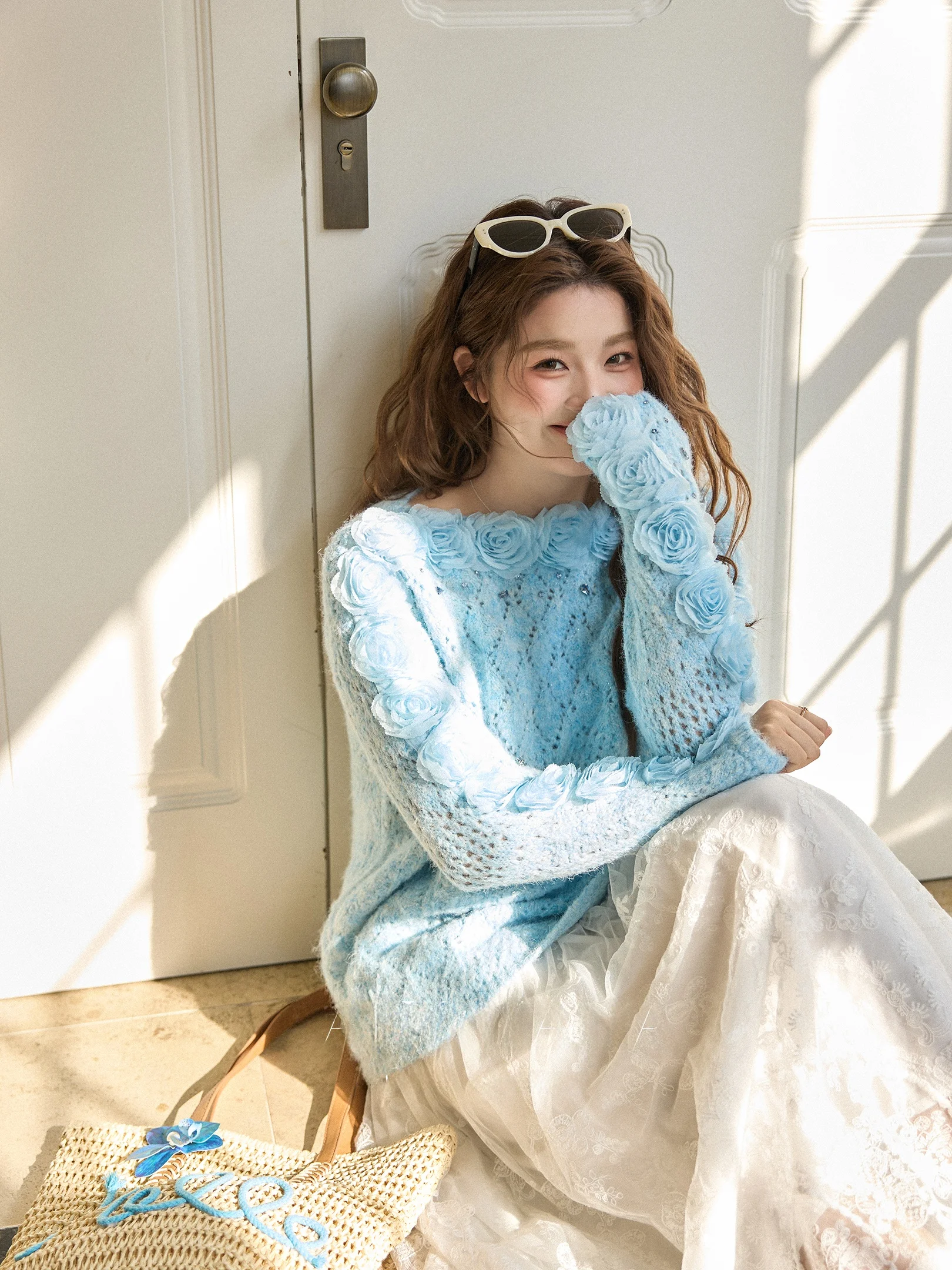 plus Size Knitted Sweater Star And Flower Pattern Loose Long Sve round Ne Spring Casual Sle for plus Size Women - AliExpress Sweaters&Jumpers