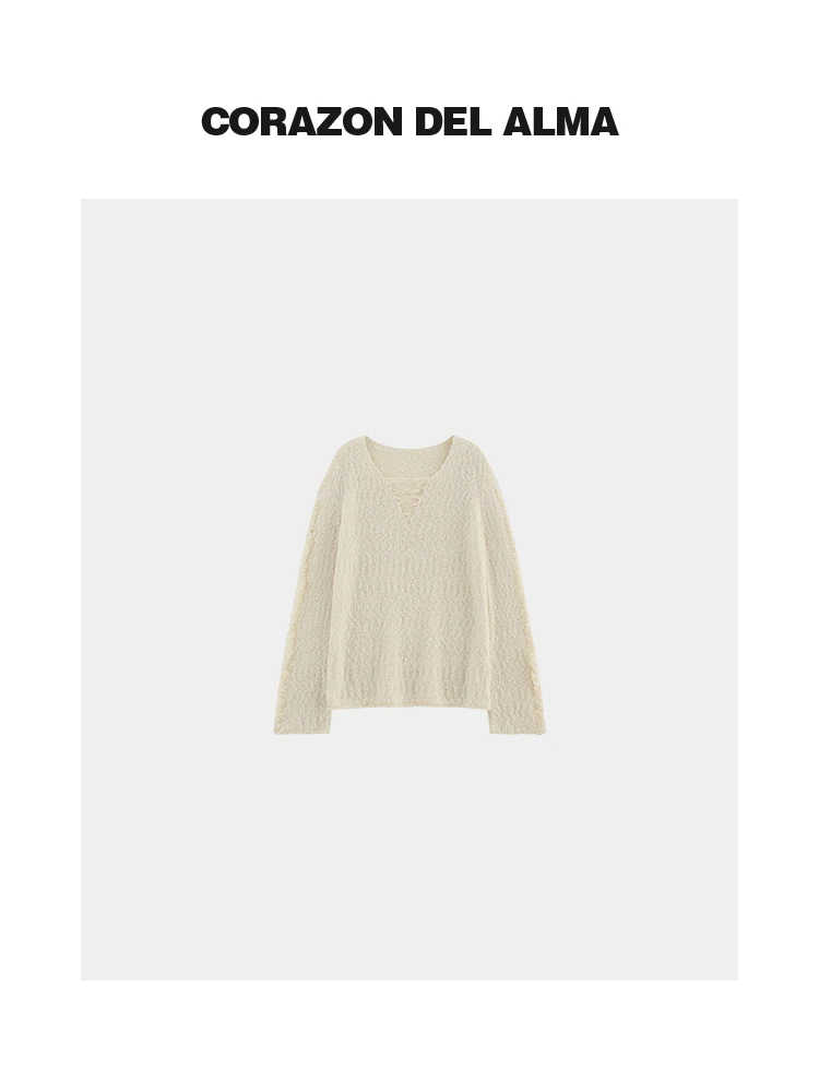 Gulie Knitted Cotton Blend Hollow out round Ne Slimming Top Faionable Casual Soft Cotton Long Sve Women's Knitwear - AliExpress Sweaters&Jumpers