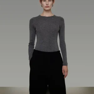 Slim Fit Wool Knitwear round Ne Sweater for Women Ele Sle Spring 2026 New Arrival Comfortable Breathable Commute Frie... - AliExpress Sweaters&Jumpers