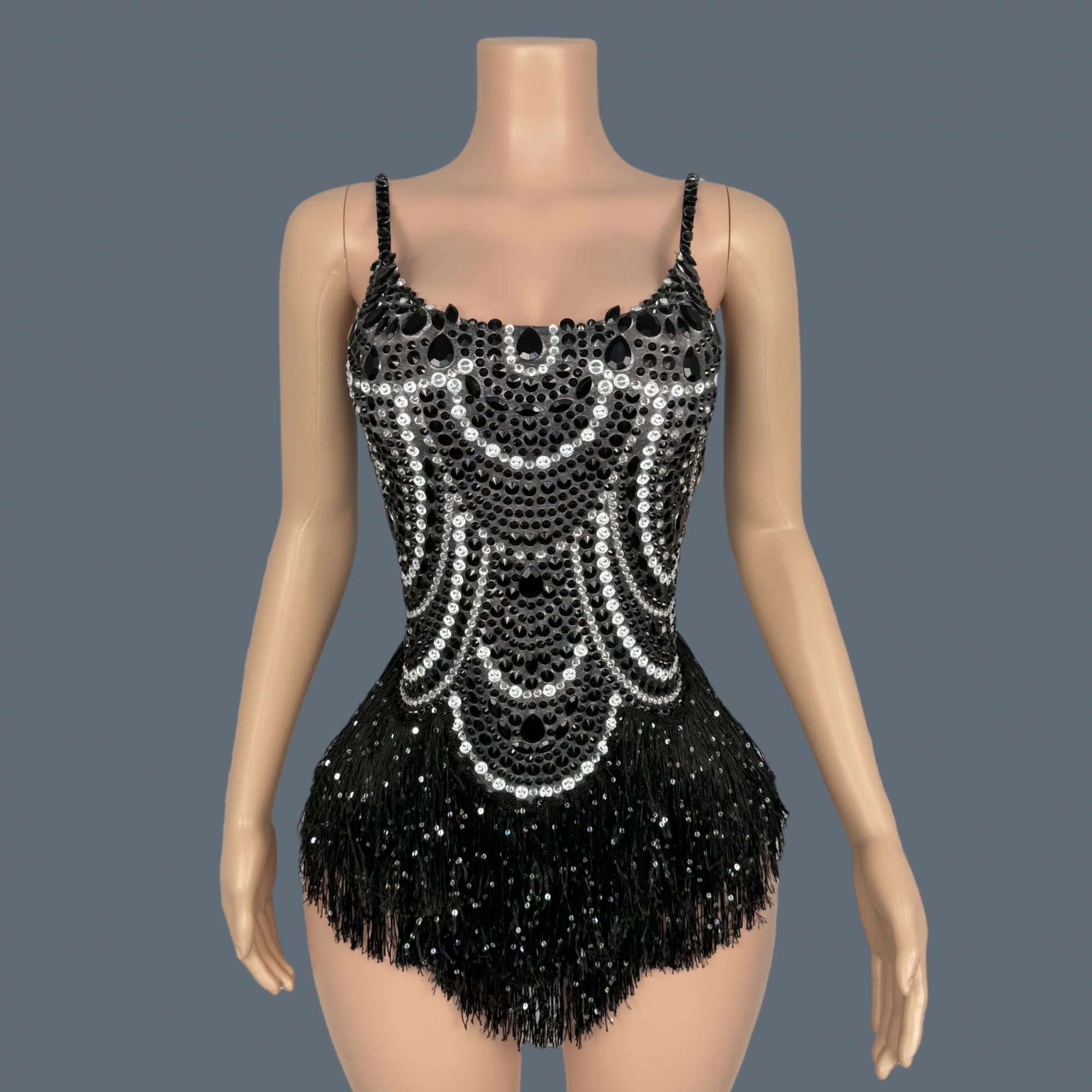 New Sparkly Rhinestones Chains Bodysuit for Women Nightclub Sexy Performance Dance Costume gig Outfit Show Stage Wear Jingling - AliExpress Jumpsuits&Rompers