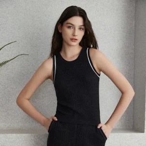BC-21 Luxury Silk Wool Knitted Sleeveless Sweater Vest Women's Fashion Top Ladies Knitwear - AliExpress Sweaters&Jumpers