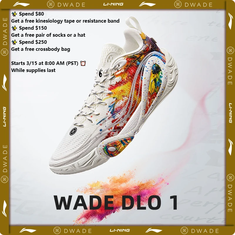 Li-Ning Men's WADE DLO 1 On Court Basketball Shoes BOOM Cushion Lightweight High-Rebound LiNing Professional Sneakers ABPV009 - AliExpress Sneakers