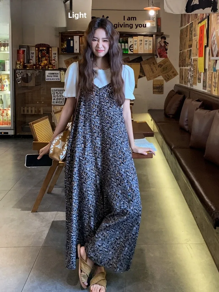Floral Print ter Wide Leg Pants Set Women's Summer Casual Anti Aging Slimming Jumpsuit Two Piece Set High Waist Long Pants - AliExpress Jumpsuits&Rompers