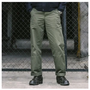 Rugged Bronson M-43 Satin Field Pants M45 Men's Heavy Cotton Satin Loose Straight Wide Leg Pants - AliExpress Pants