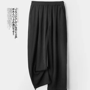Casual Men's Pants Pleated Texture Wide Leg Drapey Loose Silhouette Straight Cut Faionable Autumn Winter Anti-Wrinkle - AliExpress Pants