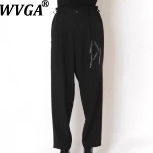 WVGA Spring Summer Autumn New Man Tide High Street Pattern Embroidery Trendy Design Niche Chic Casual Straight Pants Ins W12237 - AliExpress Pants