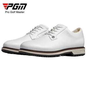 PGM Men's Golf Shoes with Faux Cowhide Texture Upper Block Sports Sneakers Anti Slip Studs XZ388 - AliExpress Sneakers
