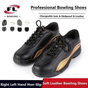Men Women Bowling Shoes Professional Changeable Sole Sports Shoes Unisex Right Left Hand Non-slip Bowling Sneaker Size 38-46 - AliExpress Sneakers