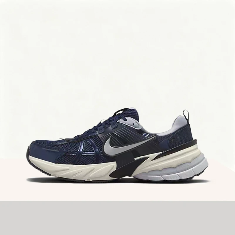 Nike V2K Run Men's Blue Low-Top City Commuter Running Shoes - Round Toe, Comfortable, Durable, Breathable HJ4497-400 - AliExpress Sneakers