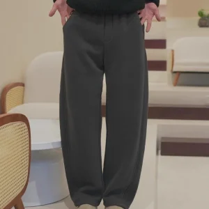 Thiened Fce Men's Casual Trousers 2026 New Winter Sle Knife  Straight Leg Sweatpants Faionable Busin Gentleman - AliExpress Pants