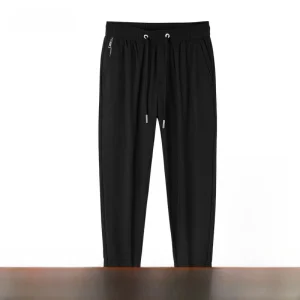 Cool Feeling Thin VMEN Ice Silk Casual Pants Men Summer Thin Trendy Qui Dry Sports Trousers Youth Long Pants Slim Fit - AliExpress Pants