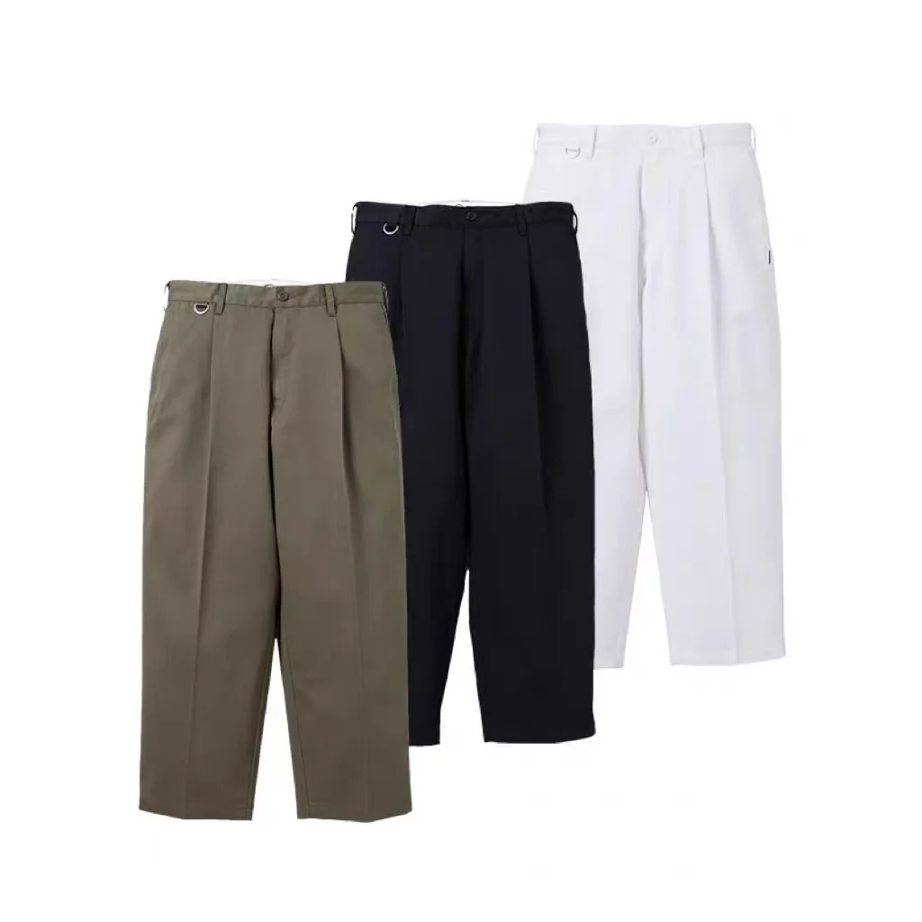 Casual Loose Workwear Straight Leg Pants TU Collaboration Sle NBHD24FW Youth Cotton Commuter Faion Basic Colors - AliExpress Pants