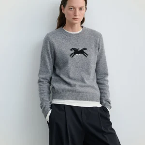 Ultra-Fine Merino Wool Casual round Ne ort Knitted Sweater REWEAR Comfortable Warm Home Wear Women's Long Sve Crew Ne - AliExpress Sweaters&Jumpers