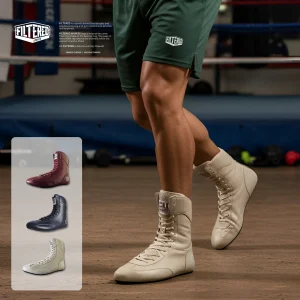 Unisex Premium Leather Boxing Shoes Lightweight Grippy Sole for Agility Muay Thai MMA Training Footwear for Men & Women - AliExpress Sneakers