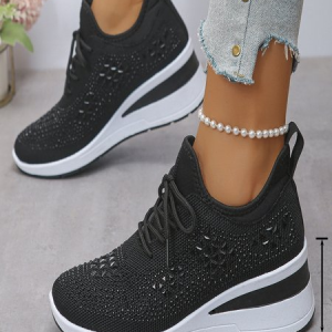 Casual Color Block Shallow Shoes, JustFashionNow Sneakers, color:Black|size:43