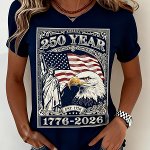 Women Text Letters Short Sleeve Tee T-shirt Crew Neck Casual Summer Top, JustFashionNow T-Shirts, color:Navyblue|size:5XL