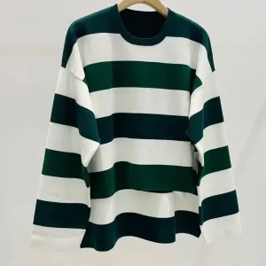 Casual fashionable women's striped knit sweater - AliExpress Sweaters&Jumpers