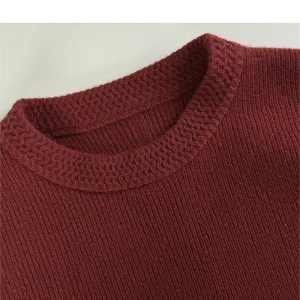 mat Lazy Design Pure Color Oversized round Ne Sweater Commute Sle Wool Blend Long Sve Knitwear for Autumn Winter - AliExpress Sweaters&Jumpers