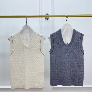 Spring And Summer New High Quality Fashion Temperament Chain Twist Knitted Vest For Women Two Colors - AliExpress Sweaters&Jumpers