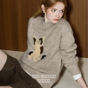 KuNMaVi Soft Knitted  Pattern Sweater Women's Autumn Winter Faion Casual round Ne Long Sve Breathable Comfortable - AliExpress Sweaters&Jumpers